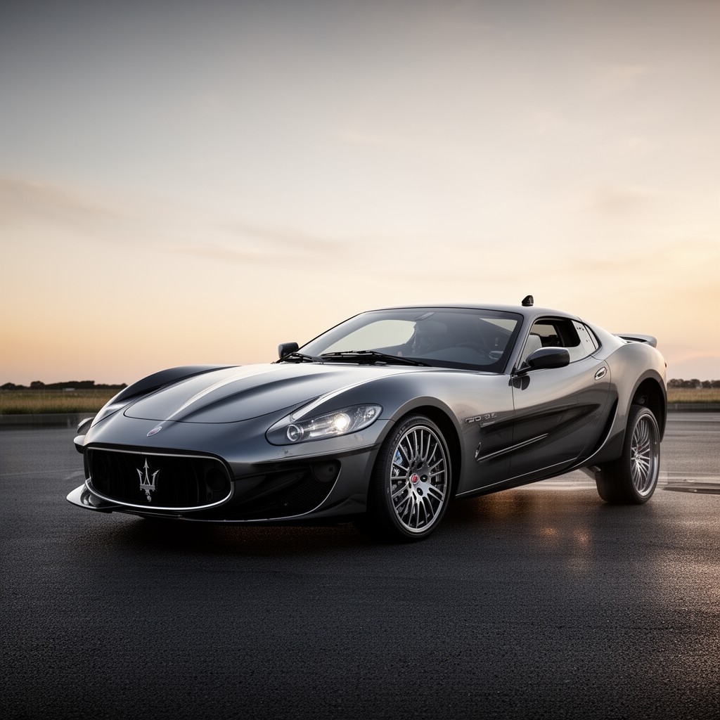 AI-generated illustration of Maserati