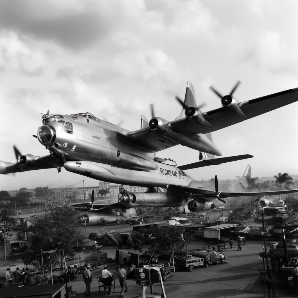 AI-generated illustration of Bockscar