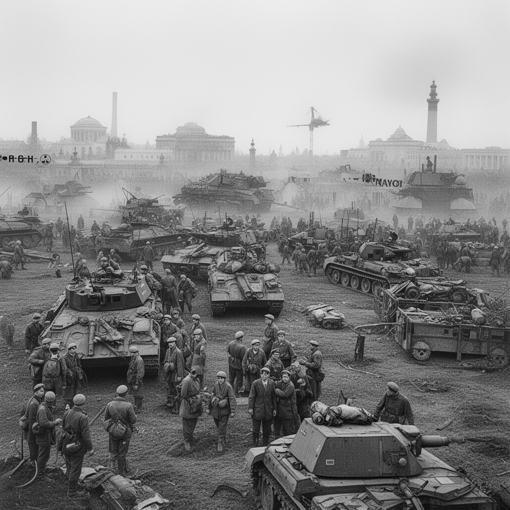 AI-generated illustration of Army Group North
