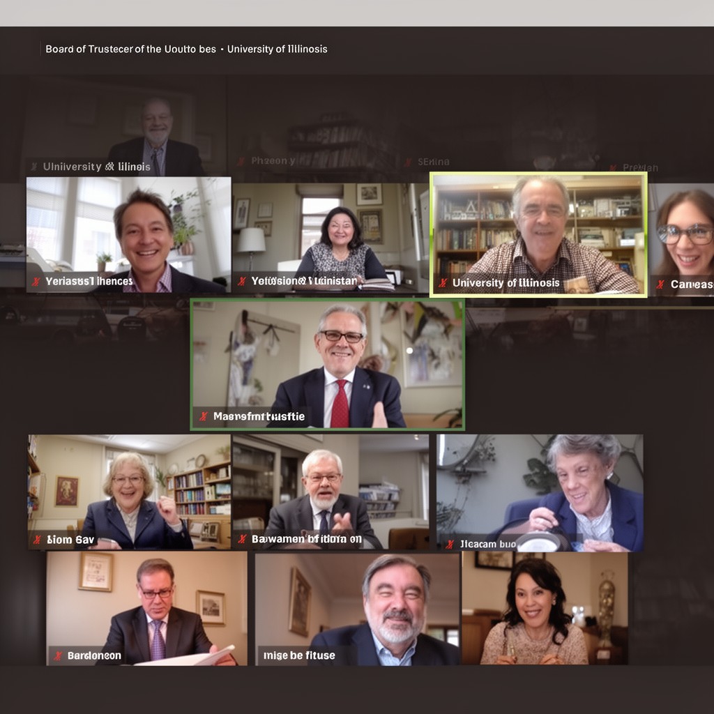 AI-generated illustration of Board of Trustees of the University of Illinois