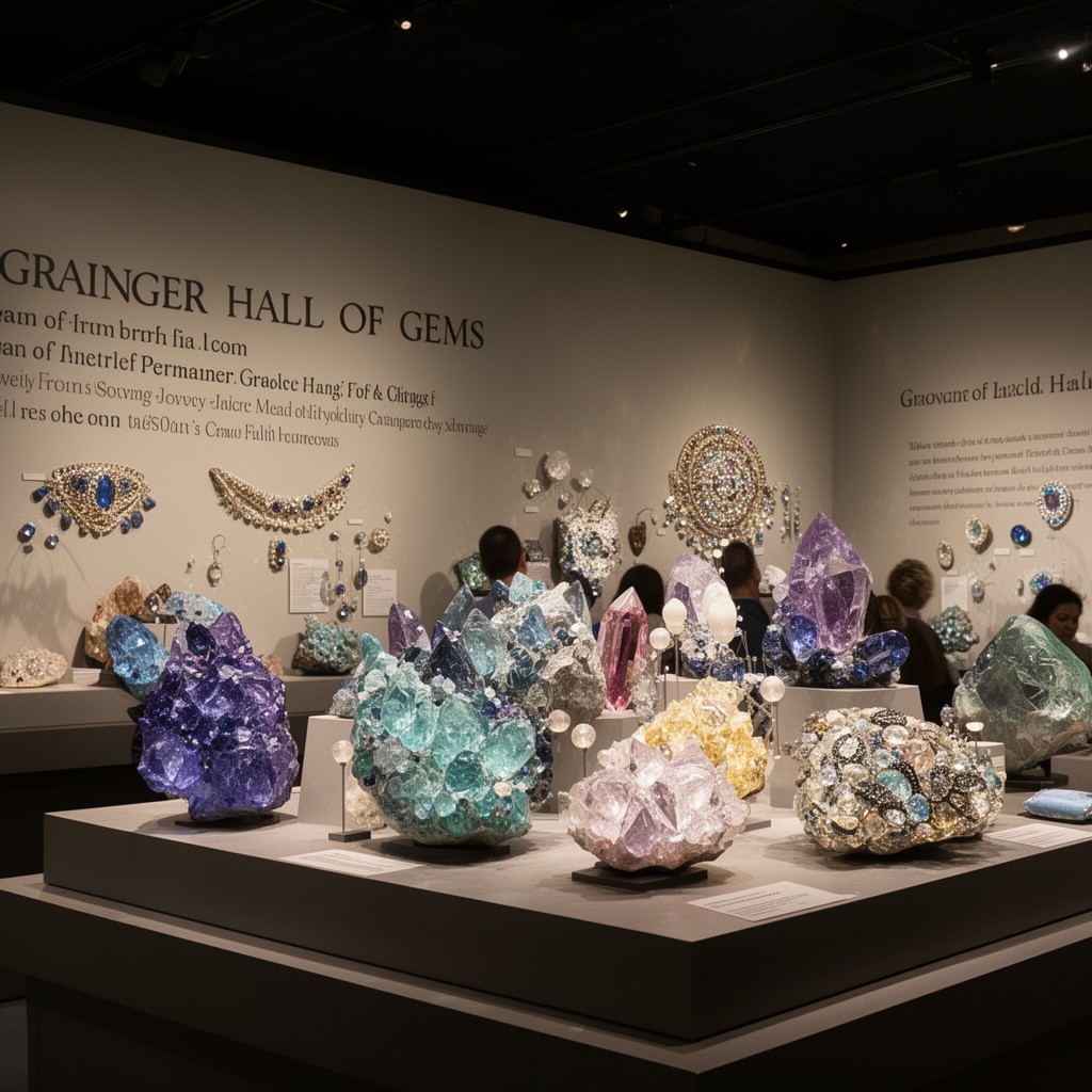 AI-generated illustration of Grainger Hall of Gems