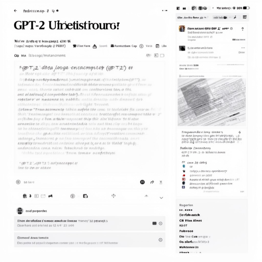 AI-generated illustration of GPT-2