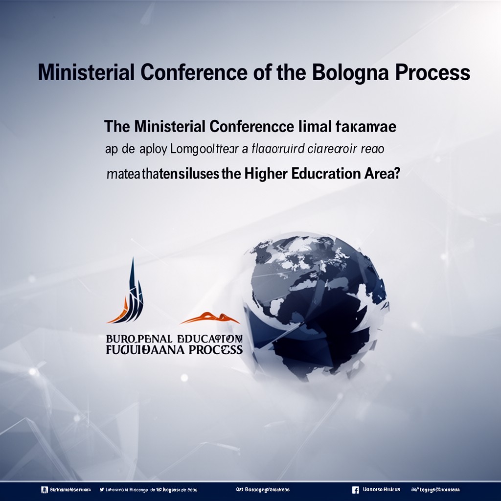 AI-generated illustration of Ministerial Conference of the Bologna Process