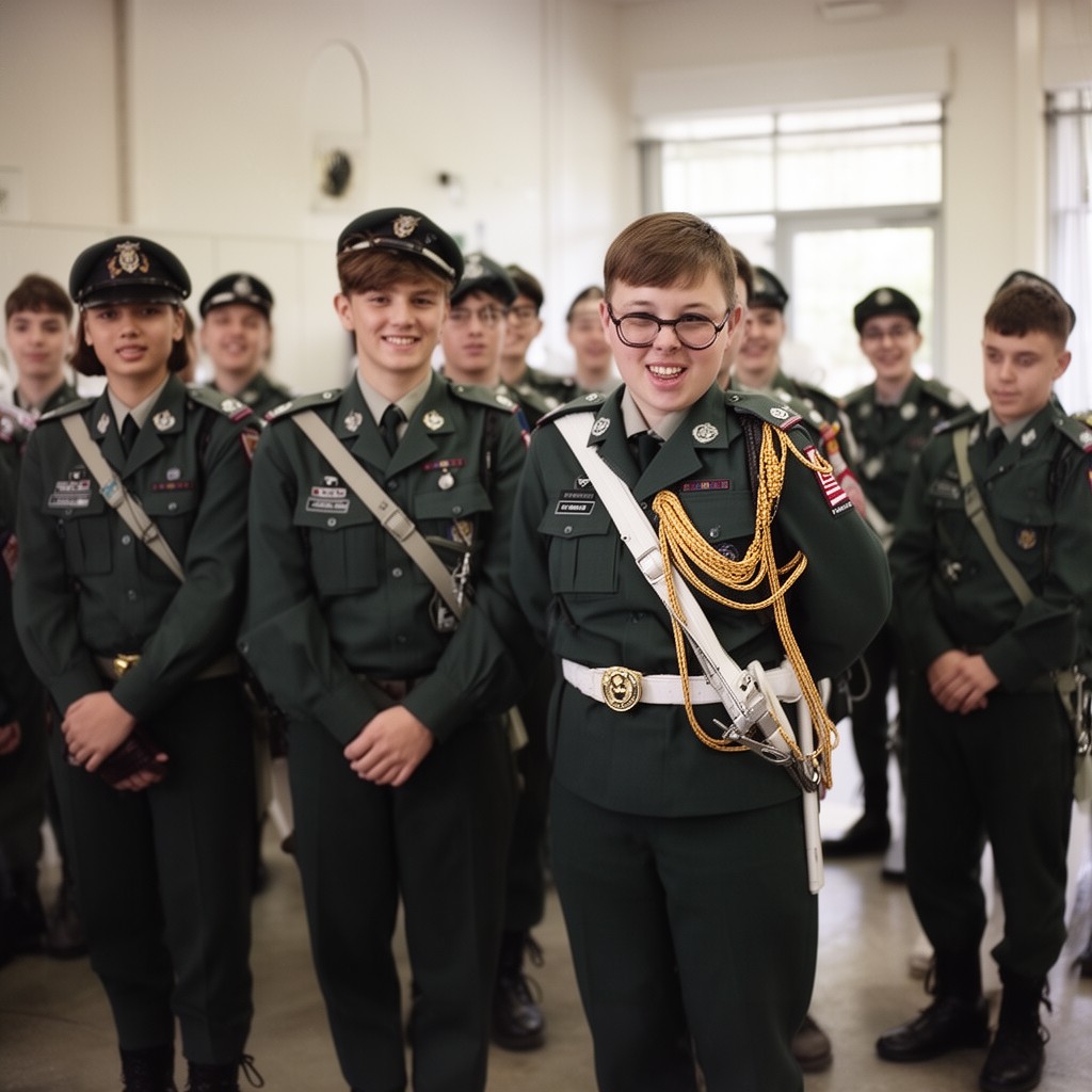 AI-generated illustration of Cadet Sergeant