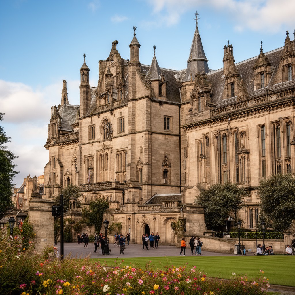 AI-generated illustration of University of Aberdeen
