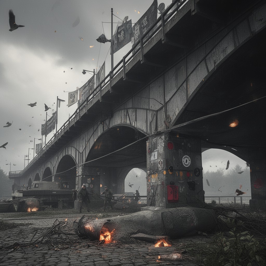 AI-generated illustration of Son bridge