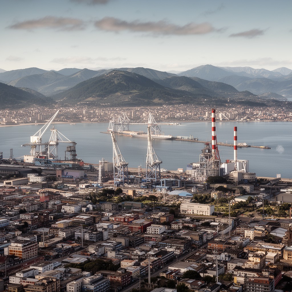 AI-generated illustration of Biobío Region