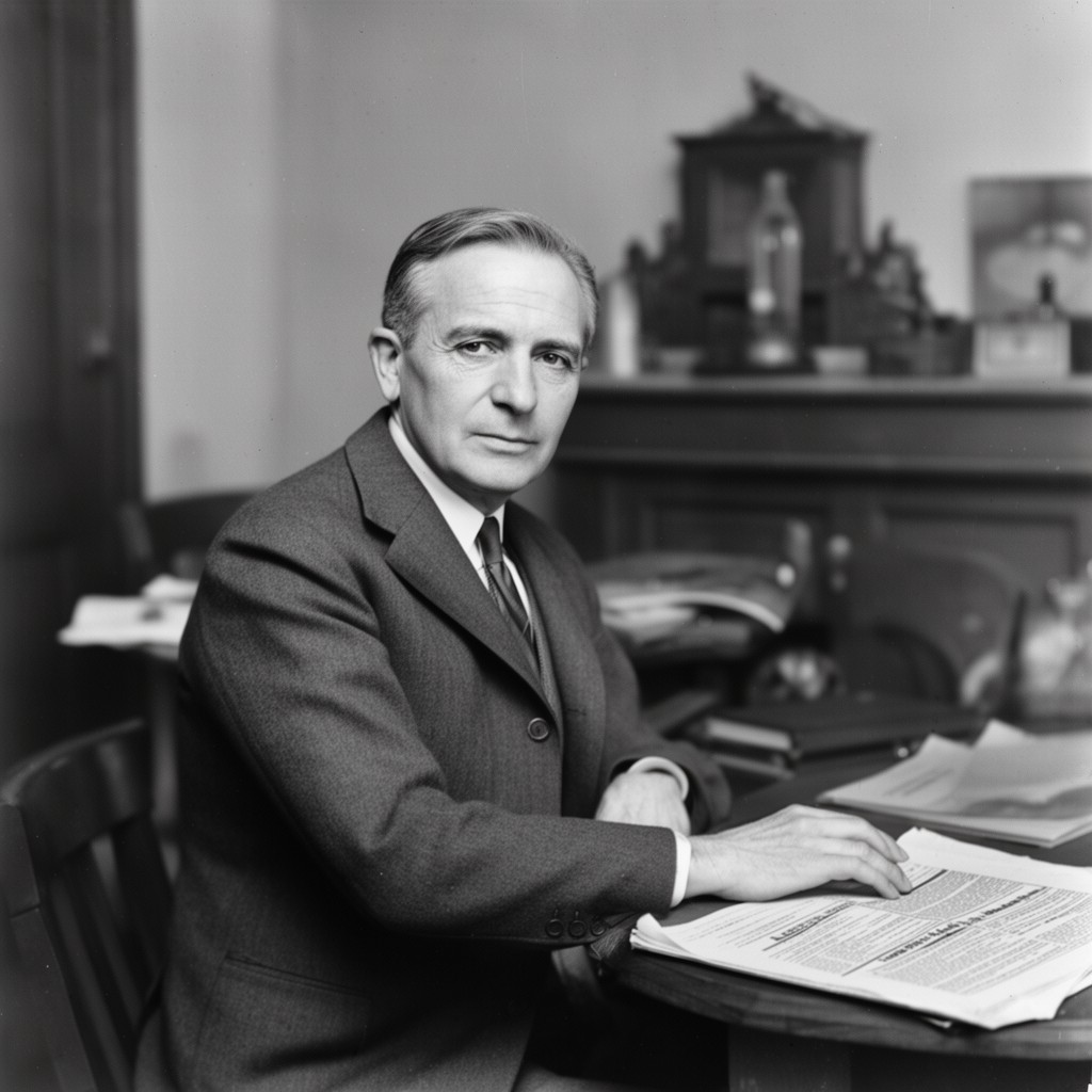 AI-generated illustration of Josephus Daniels