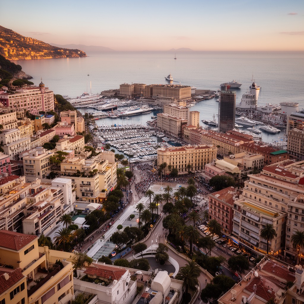 AI-generated illustration of Monaco