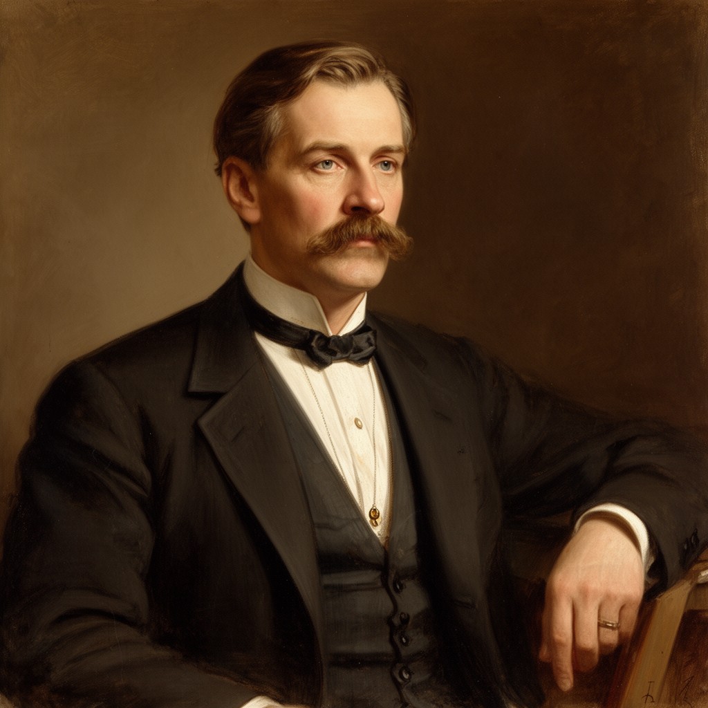 AI-generated illustration of Nicholas Longworth