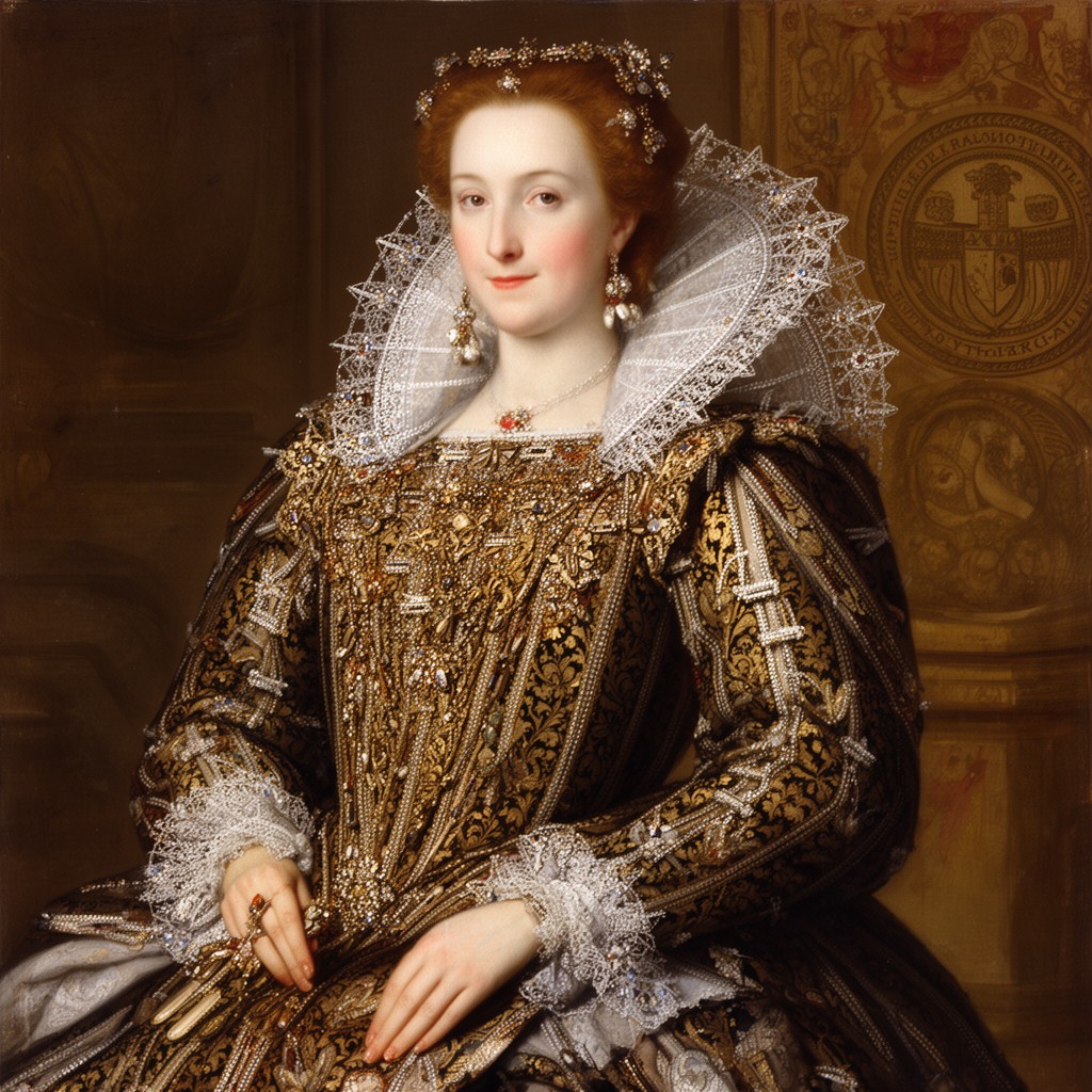 AI-generated illustration of Elizabeth I of England