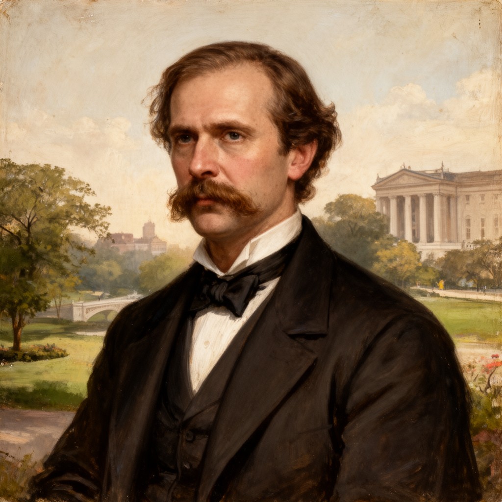 AI-generated illustration of Calvert Vaux