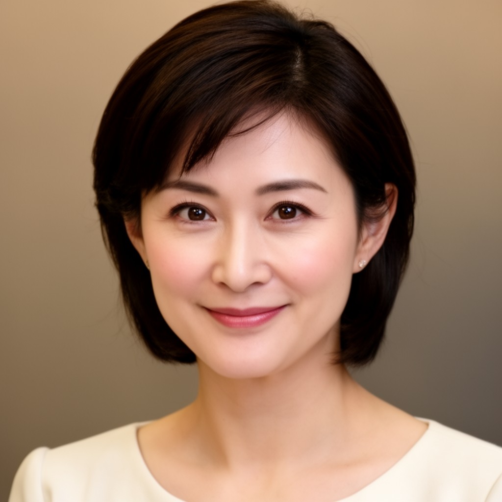 AI-generated illustration of Sayako Kuroda