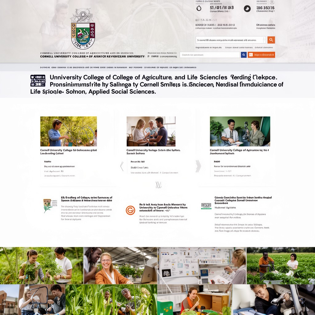 AI-generated illustration of Cornell University College of Agriculture and Life Sciences