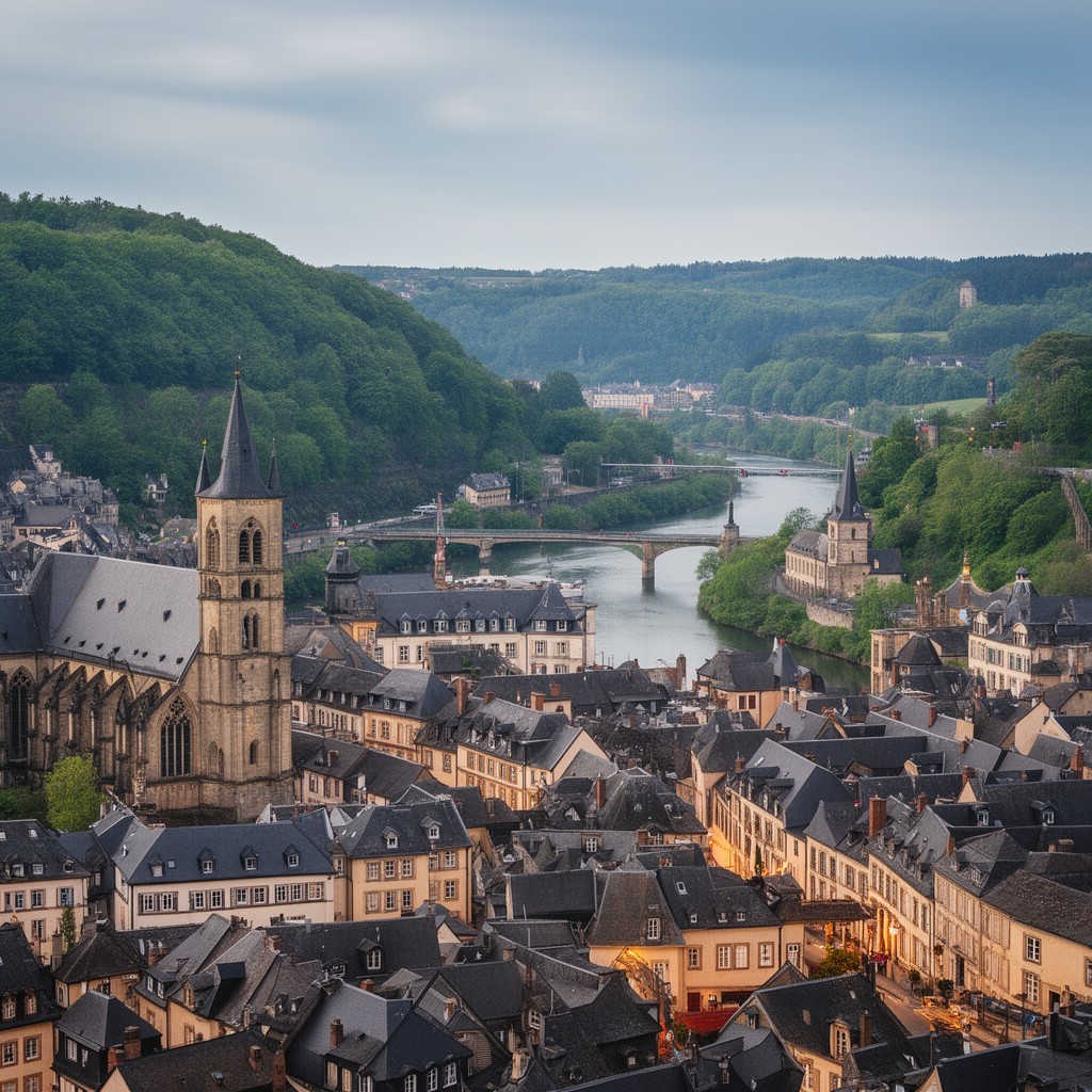 AI-generated illustration of Luxembourg