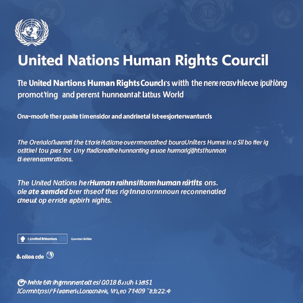 AI-generated illustration of United Nations Human Rights Council