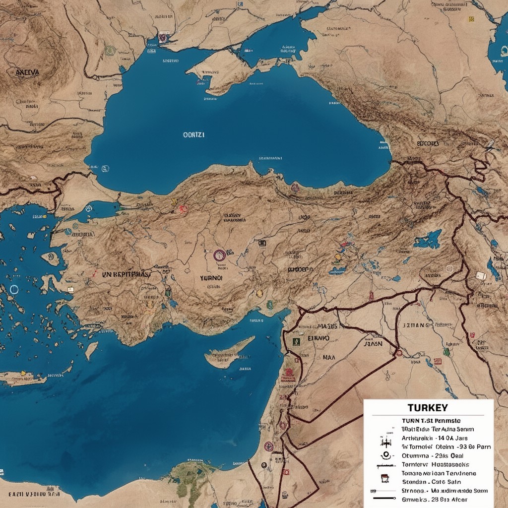 AI-generated illustration of Turkey