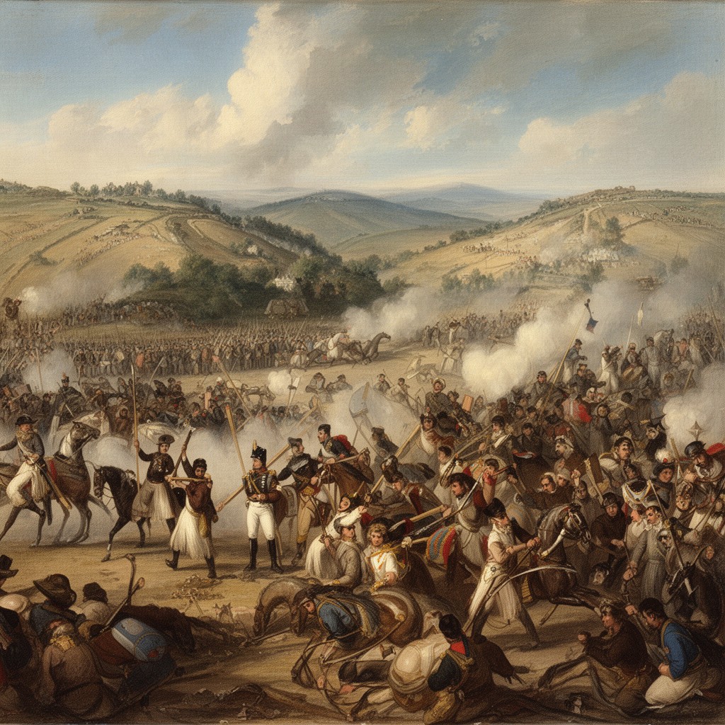AI-generated illustration of Battle of Wagram