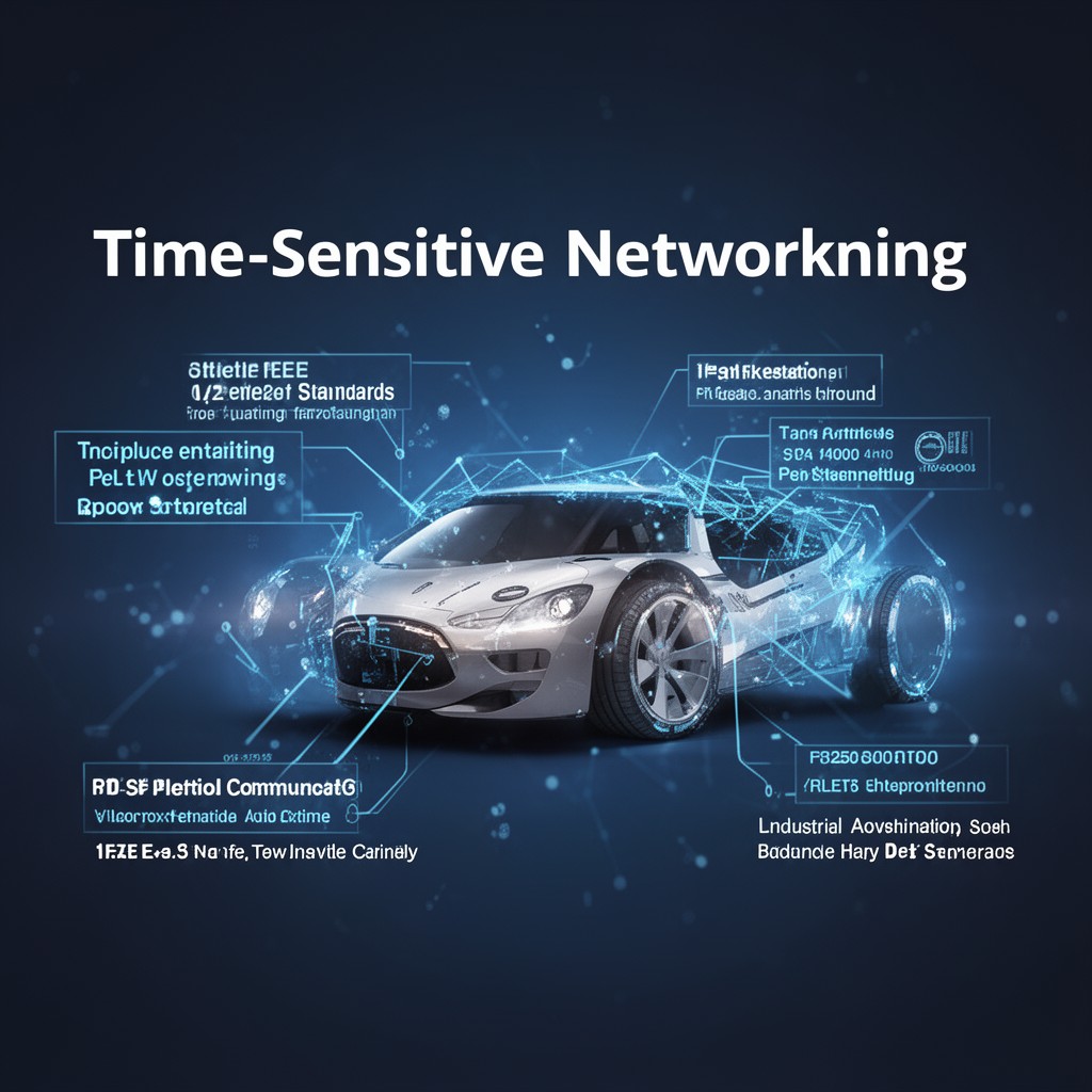 AI-generated illustration of Time-Sensitive Networking