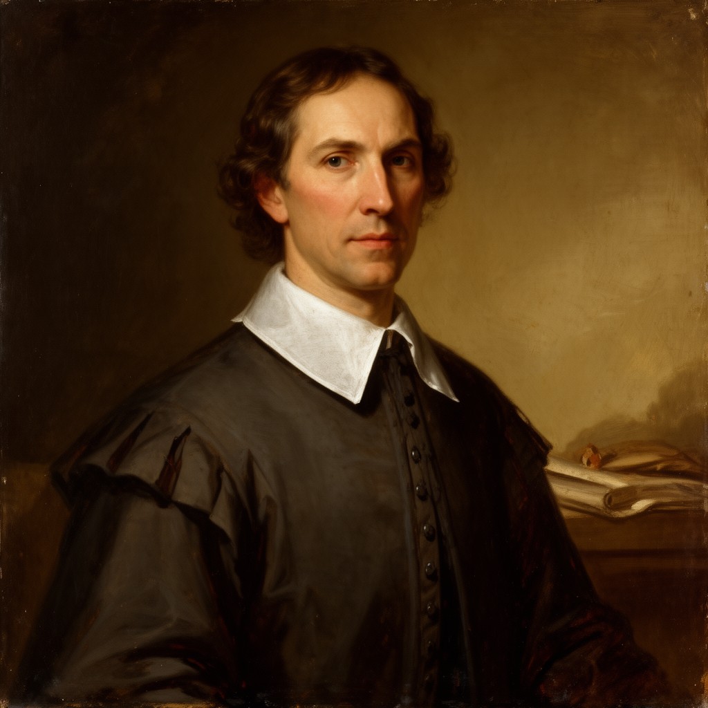 AI-generated illustration of George Burroughs