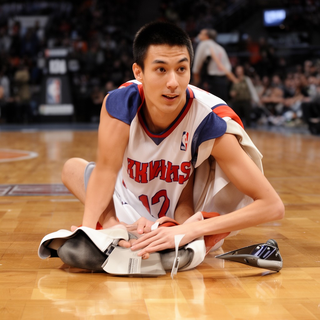 AI-generated illustration of Jeremy Lin