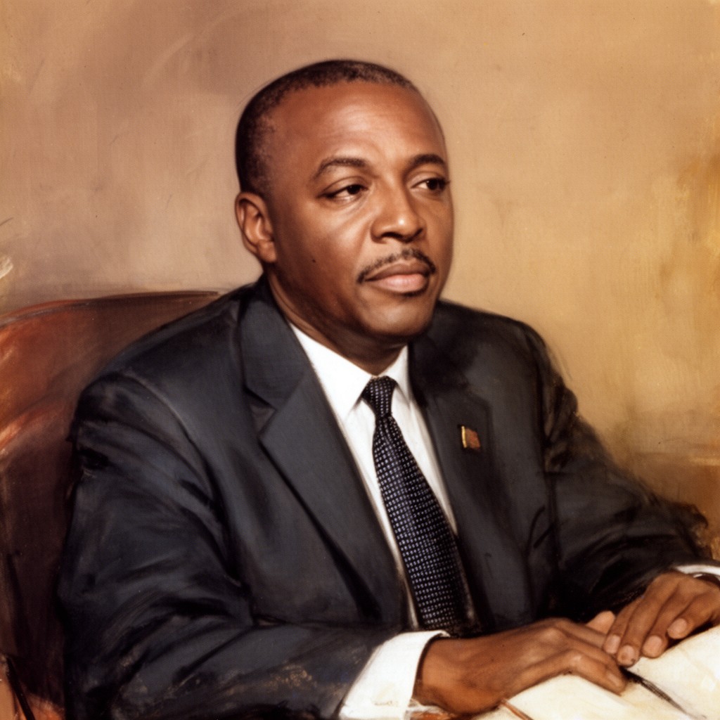 AI-generated illustration of John Lewis