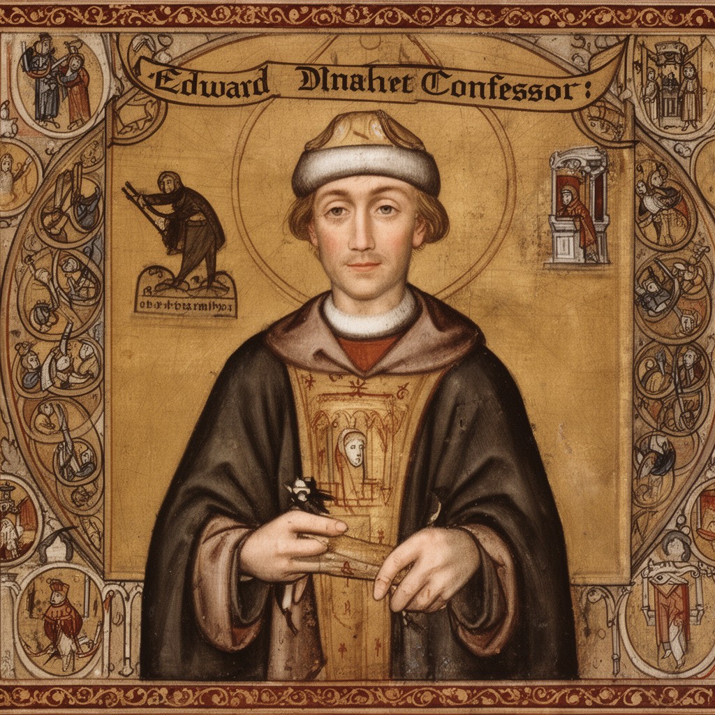 AI-generated illustration of Edward the Confessor