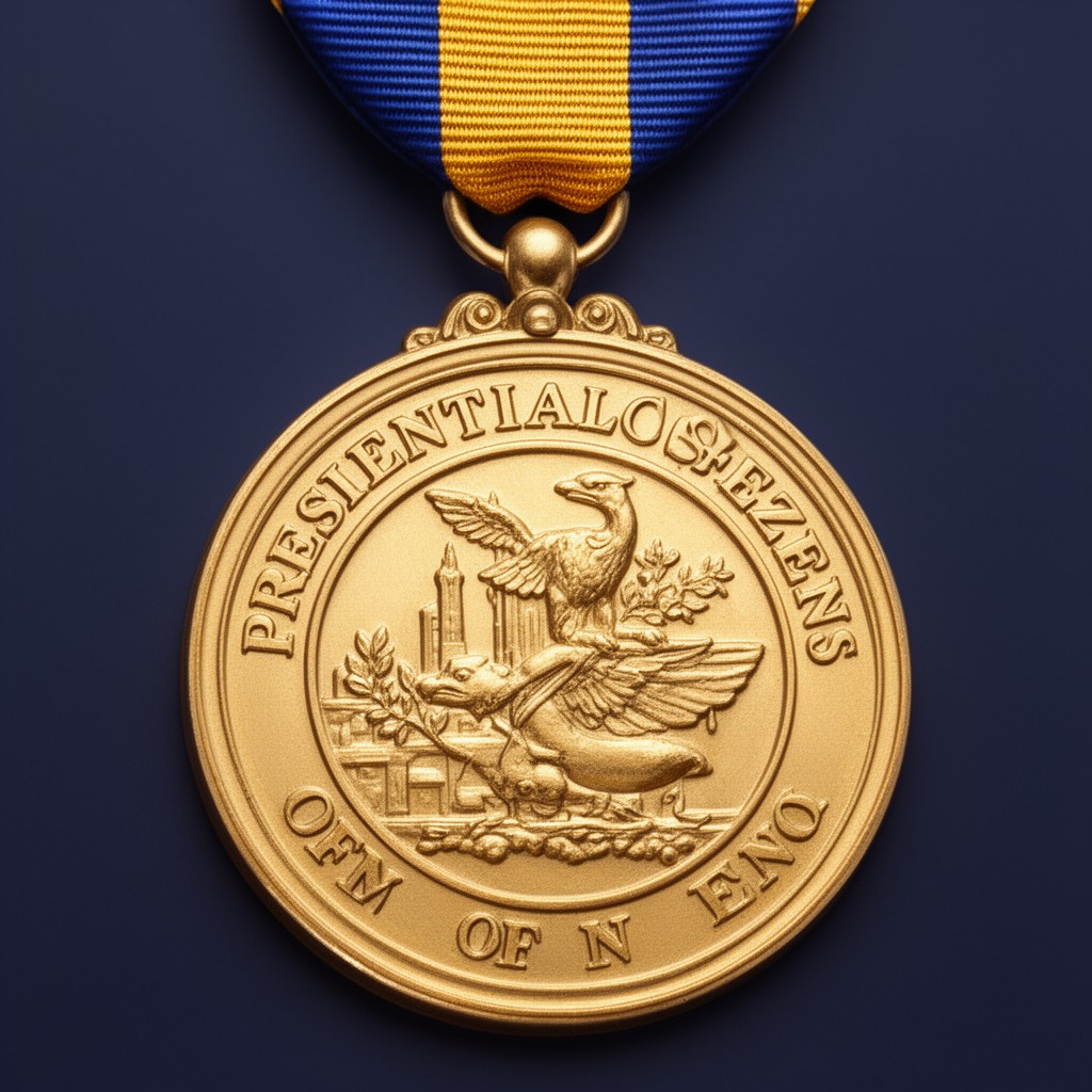 AI-generated illustration of Presidential Citizens Medal