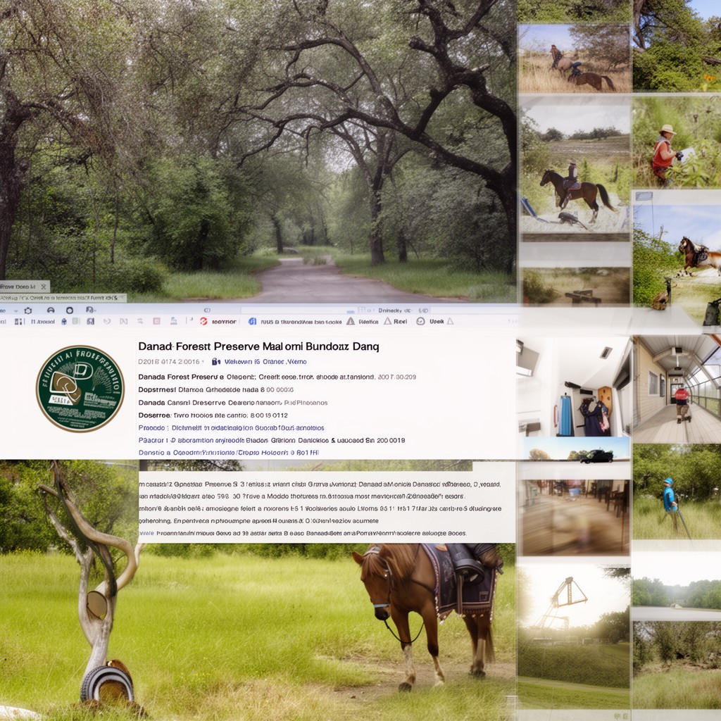 AI-generated illustration of Danada Forest Preserve