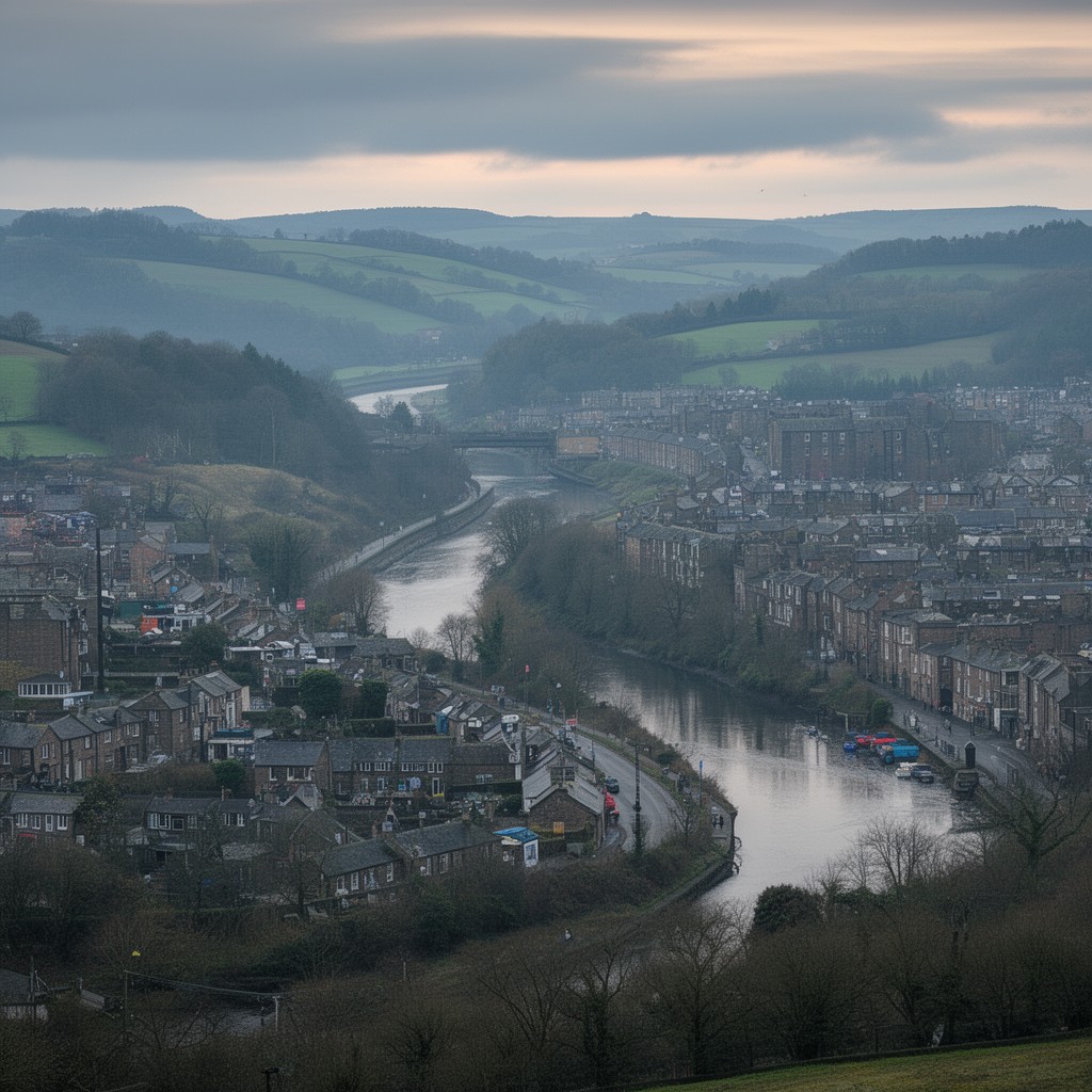 AI-generated illustration of Metropolitan Borough of Rochdale