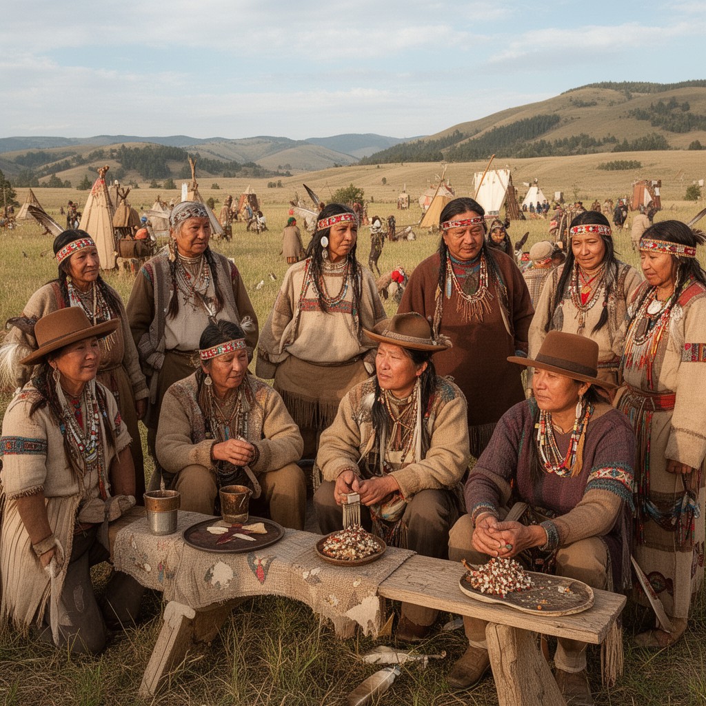 AI-generated illustration of Sioux people