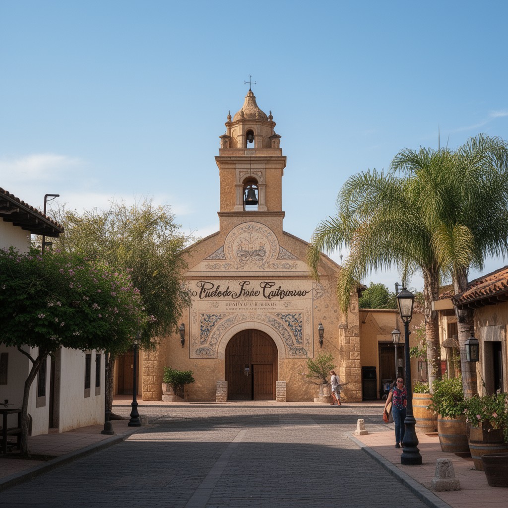 AI-generated illustration of Pueblo de San José de Guadalupe