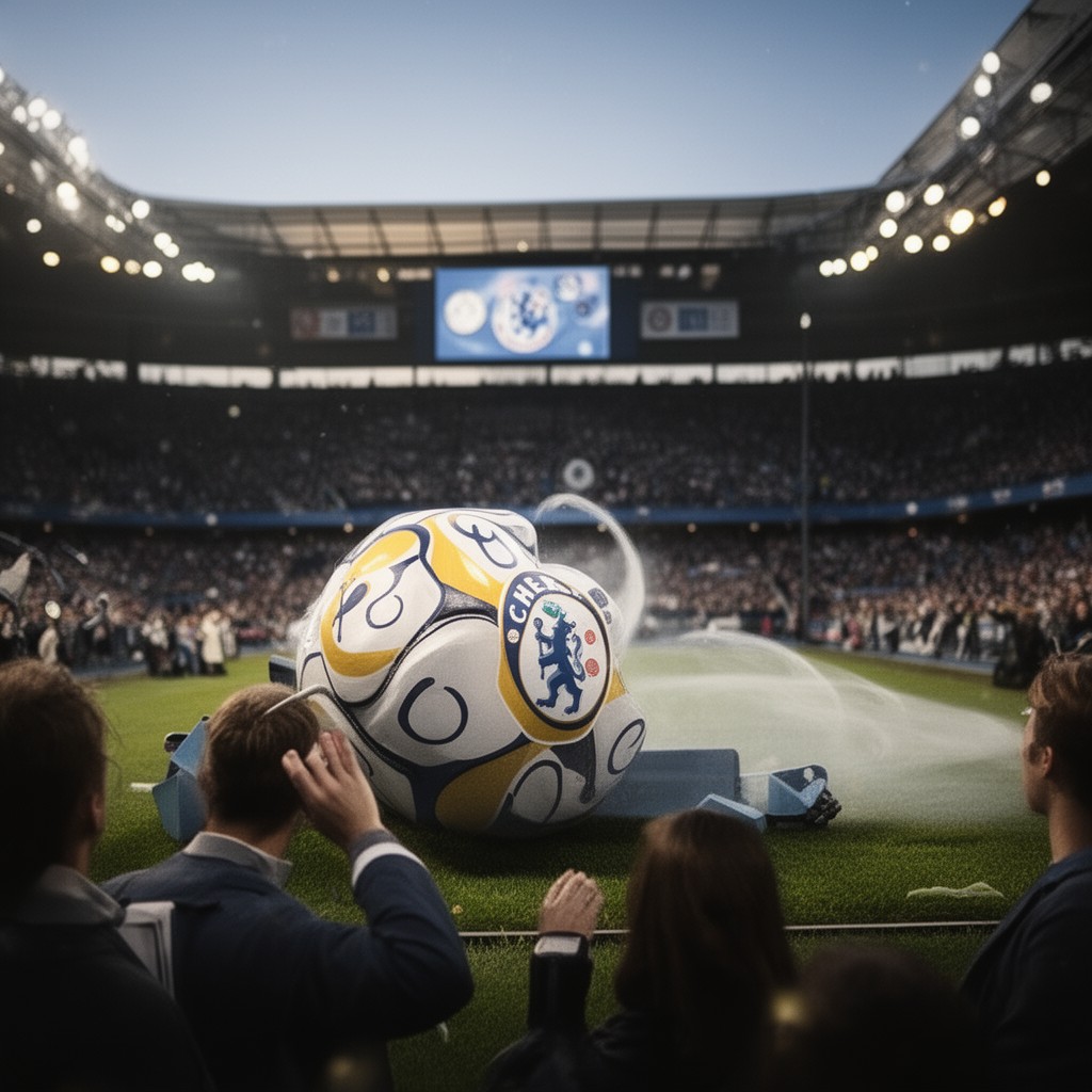 AI-generated illustration of Chelsea F.C.
