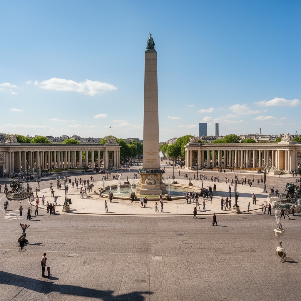 AI-generated illustration of Place de la Concorde