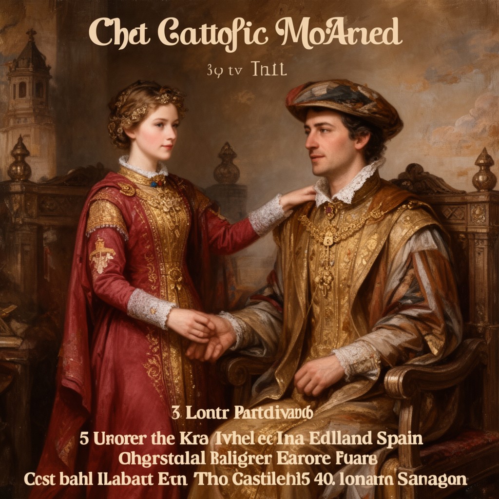 AI-generated illustration of Catholic Monarchs