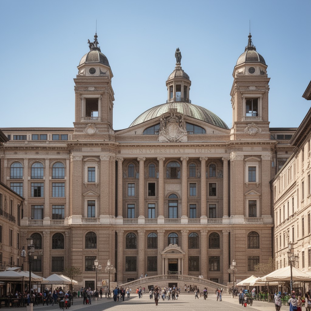 AI-generated illustration of University of Turin