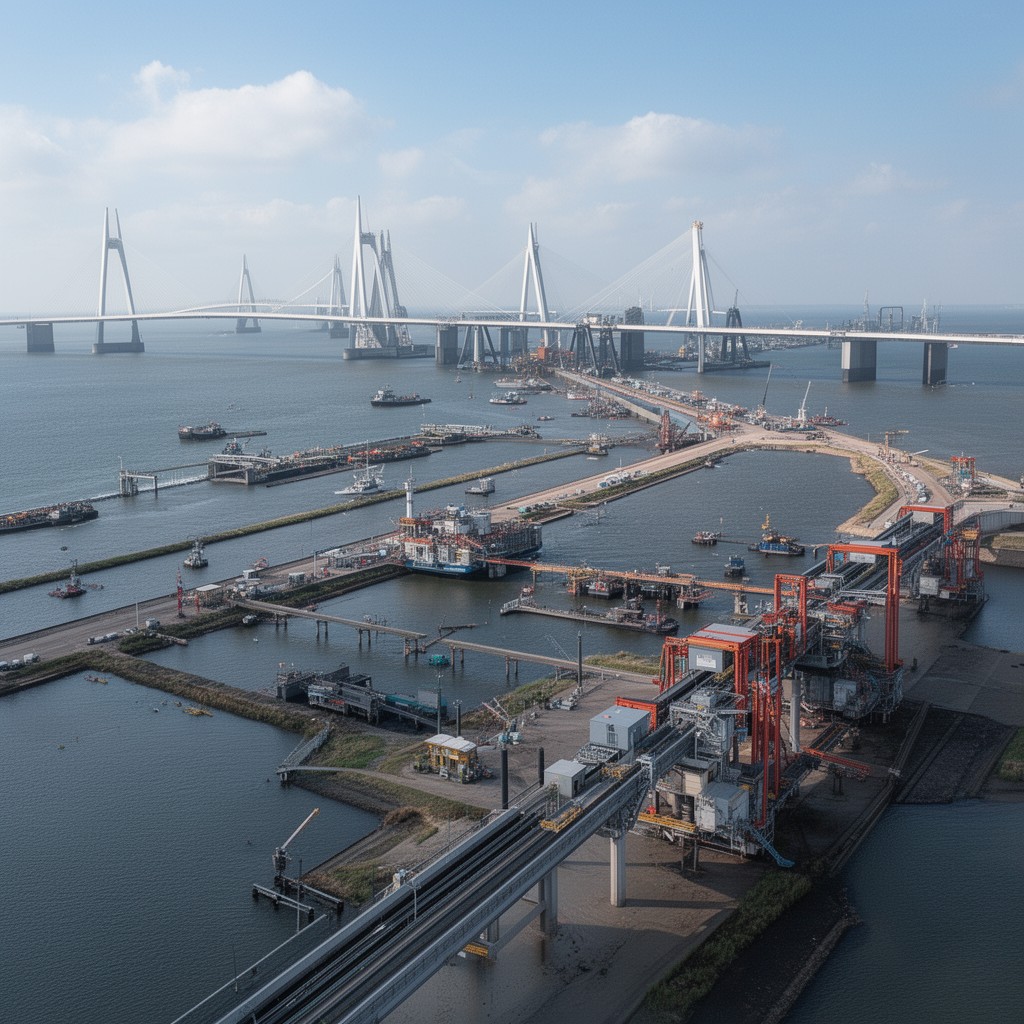 AI-generated illustration of Delta Works
