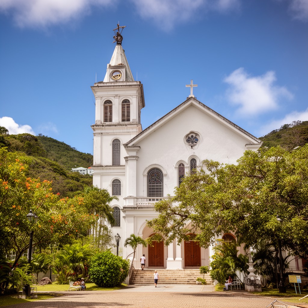 AI-generated illustration of Frederik Lutheran Church