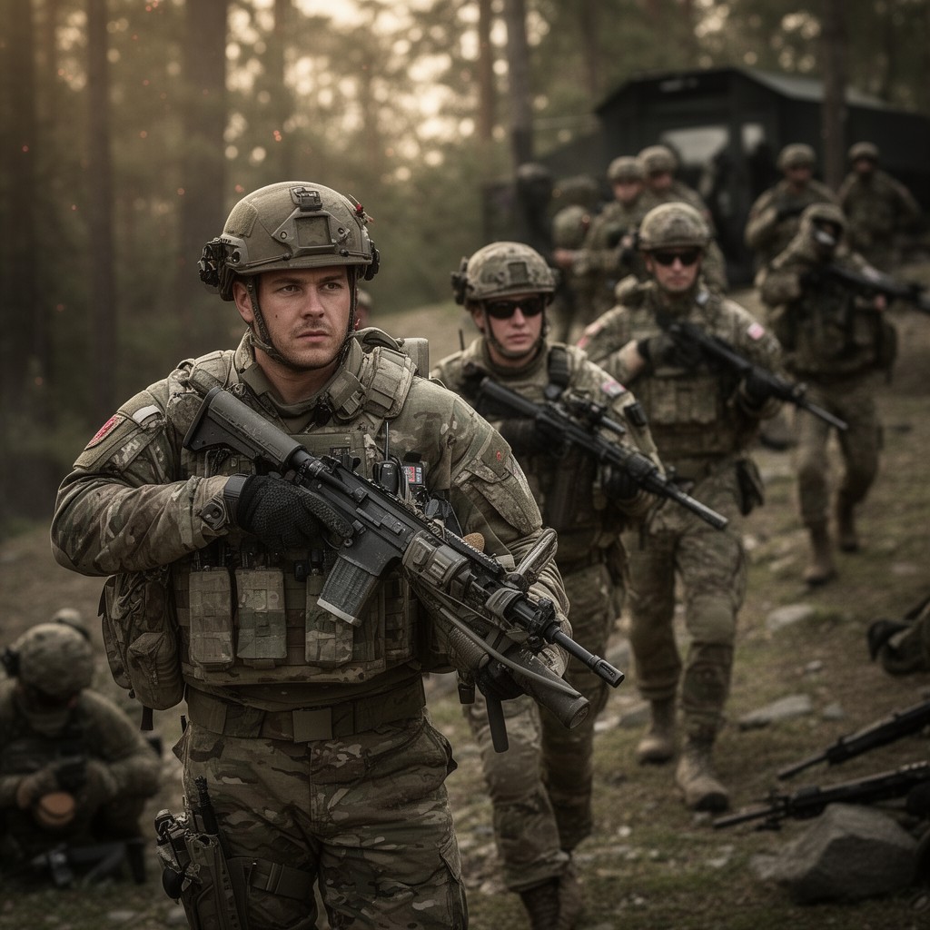 AI-generated illustration of Special Forces of Poland