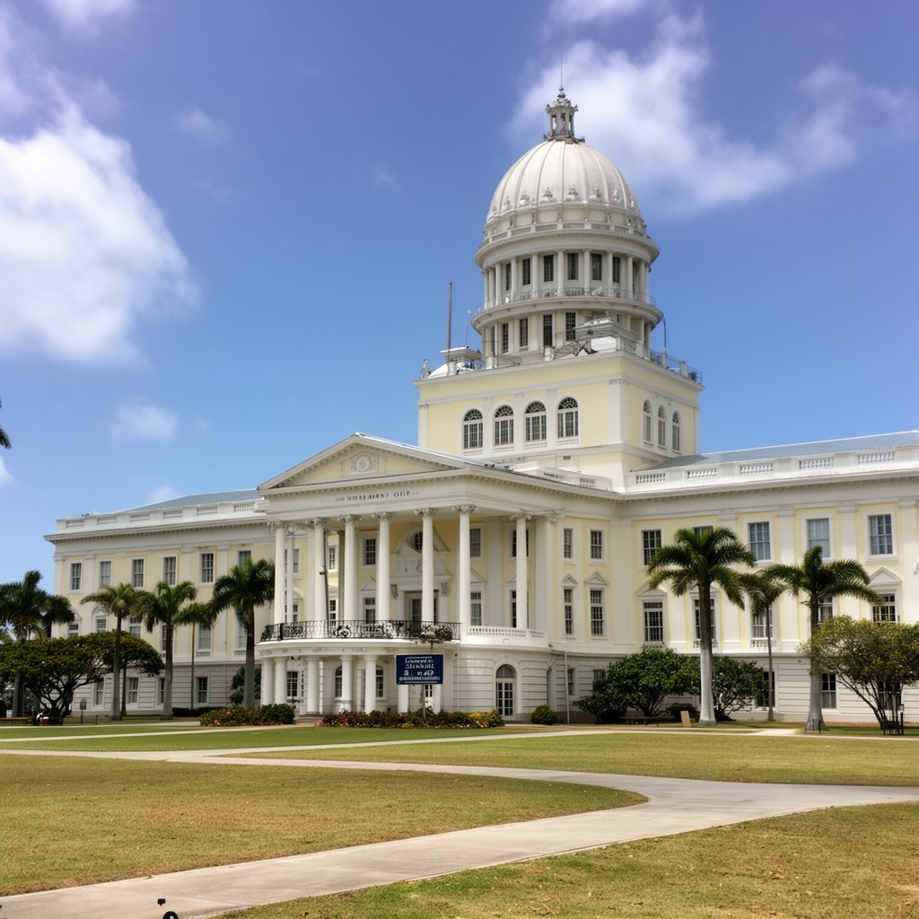 AI-generated illustration of Parliament of the Bahamas