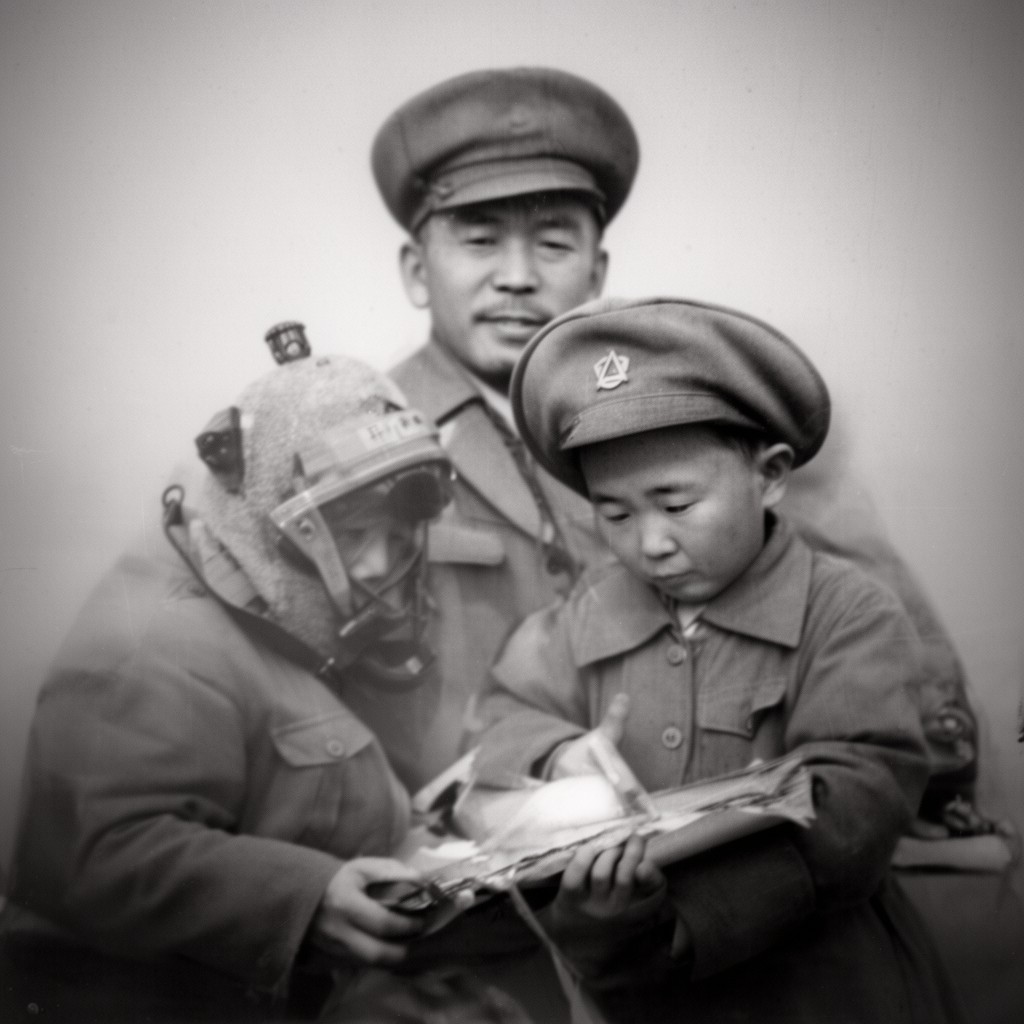AI-generated illustration of Liu Bocheng