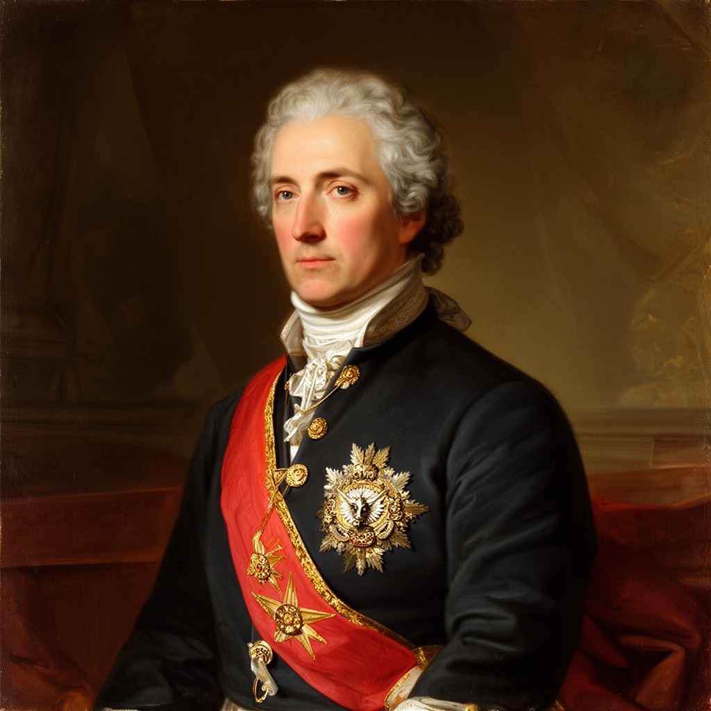 AI-generated illustration of Paul I of Russia