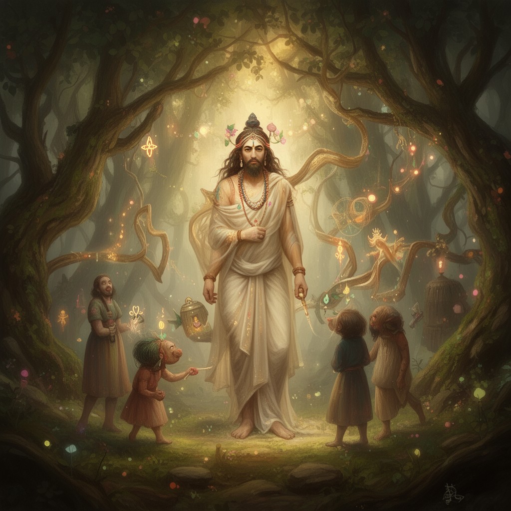 AI-generated illustration of Brahman