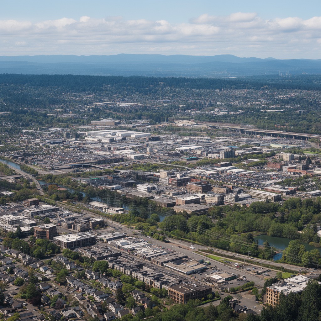 AI-generated illustration of Washington County, Oregon