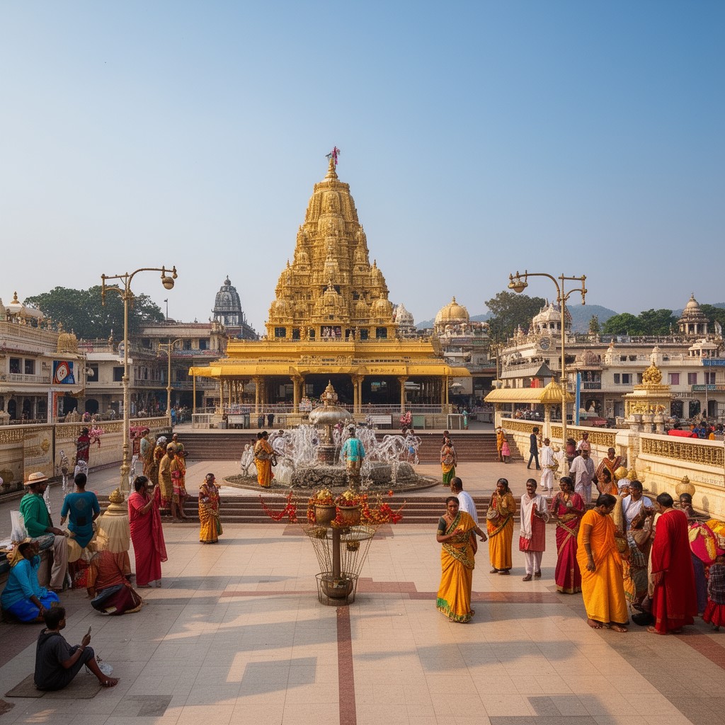AI-generated illustration of Tirupati