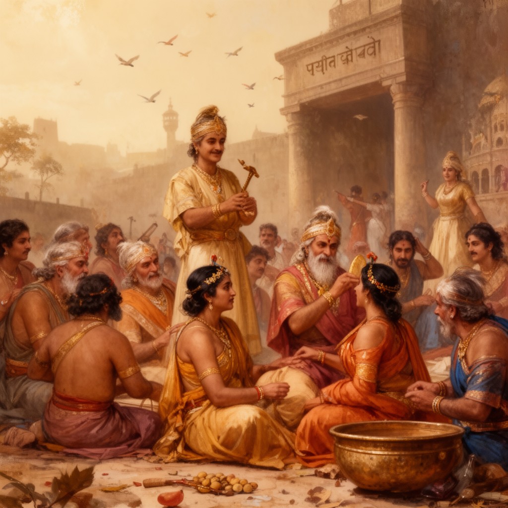 AI-generated illustration of Vedic period