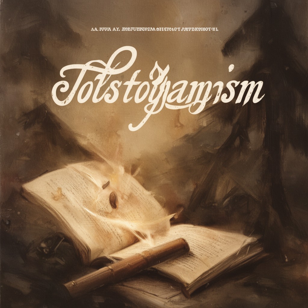 AI-generated illustration of Tolstoyanism