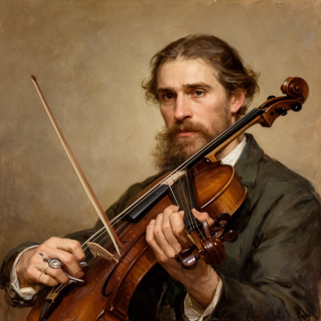 AI-generated illustration of The Kreutzer Sonata