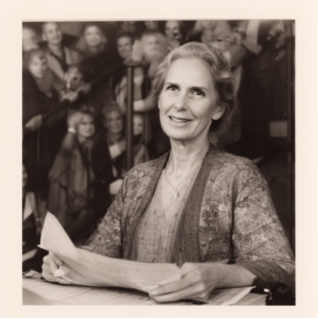 AI-generated illustration of Dorothy Day