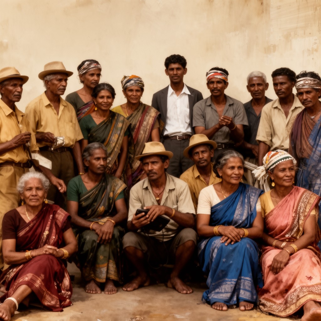 AI-generated illustration of Indians in South Africa